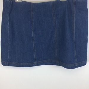 No Boundaries  woman's machine-washable no-wrinkle denim skirt size XXXL